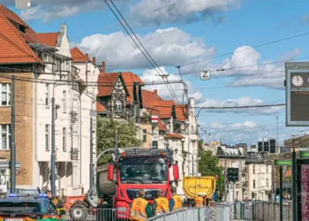 Część ulicy Roosevelta w Poznaniu została zamknięta. Fot. Miasto Poznań, facebook.com/poznan