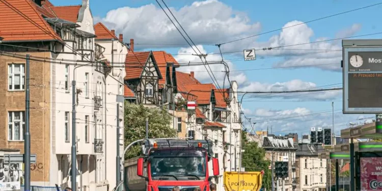 Część ulicy Roosevelta w Poznaniu została zamknięta. Fot. Miasto Poznań, facebook.com/poznan