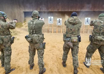 Szkolenie żołnierzy Terytorialsów z Wielkopolski wspólnie z Siłami Powietrzno-Wojskowymi oraz Policją