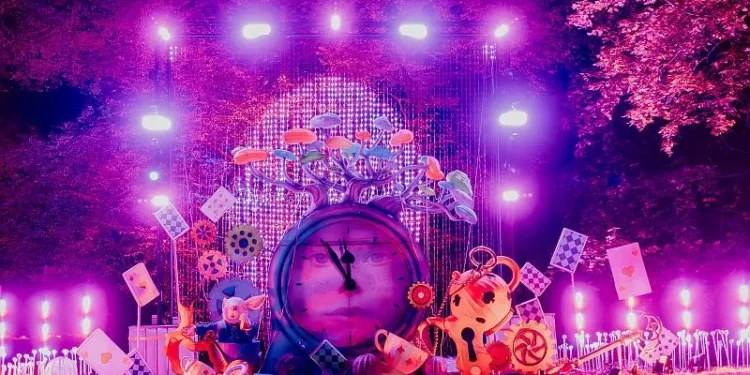 Ogród iluminacji w Poznianiu już otwarty! Fot. luminapark.pl