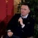 Marszałek Sejmu Szymon Hołownia odwiedził uczelnię w Poznaniu. Spotkał się ze studentami, by wypromować książkę, źródło: facebook.com/szymonholownia