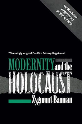 Okładka książki Zygmunta Baumana w języku angielskim, pt. "Modernity and the Holocaust".