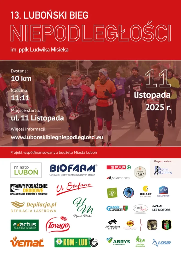 13. Luboński Bieg Niepodległości