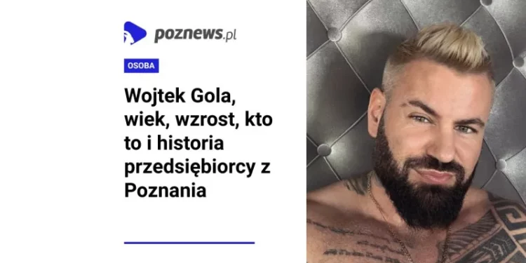 Wojtek Gola, fot. wojtekgola, Instagram